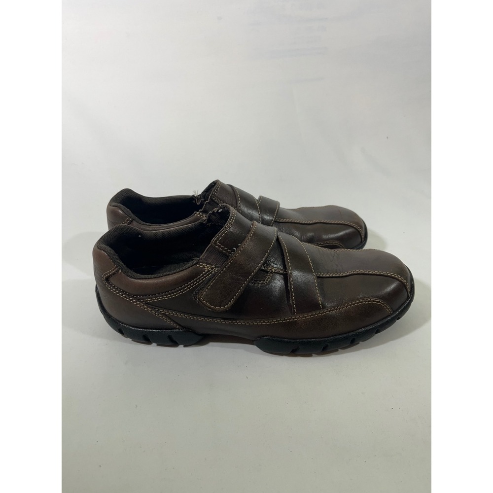 Rockport XCS Mens Leather Hook and Loop Comfort Shoes Slip On Brown SZ 8.5‎ - Picture 3 of 13